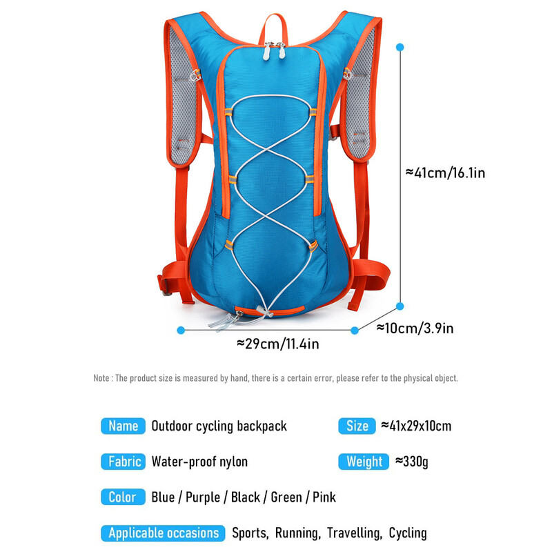 Нова водоотблъскваща велосипедна чанта за хидратиране на открито Трекинг планинарство раница за пътуване Раница за колоездене Туристически чанти