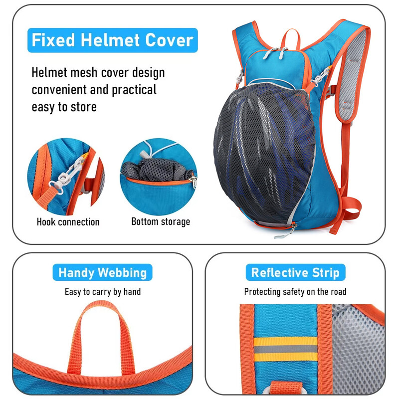 Нова водоотблъскваща велосипедна чанта за хидратиране на открито Трекинг планинарство раница за пътуване Раница за колоездене Туристически чанти