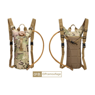 Тактическа раница за хидратация Водоустойчива найлонова торба за вода с 3-литров мехур за туризъм, колоездене, катерене