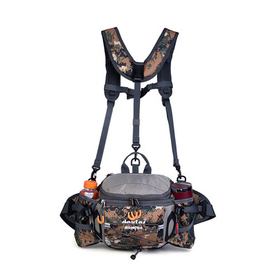 8L Спортна чанта за кръста Раница за туризъм на открито Раница за езда Къмпинг Пътна чанта за през рамо Бутилка за вода Колоездене X352D