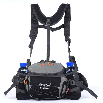 8L Спортна чанта за кръста Раница за туризъм на открито Раница за езда Къмпинг Пътна чанта за през рамо Бутилка за вода Колоездене X352D