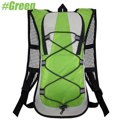 1 БР. Раница за къмпинг, лека раница за туризъм 5L раница за туризъм Водоустойчива за пътуване Колоездене на открито Мъже и жени Бягане