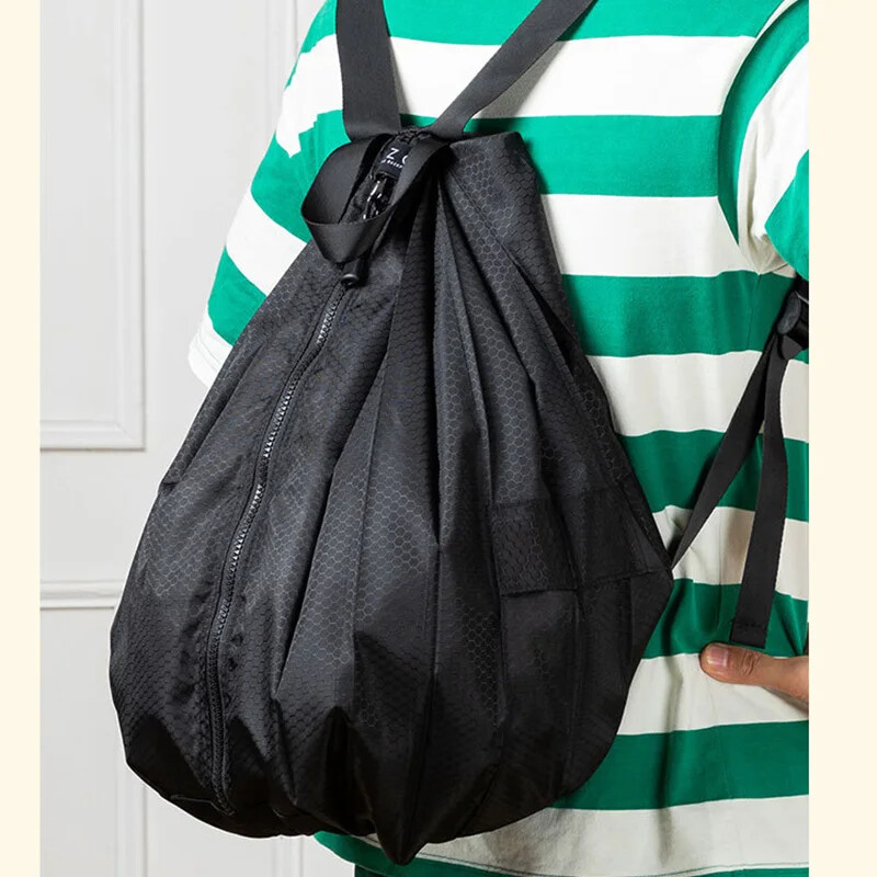 Сгъваема преносима чанта за пътуване Външна преносима раница Уплътнена водоустойчива спортна раница Нова ежедневна найлонова сгъваема чанта Раница