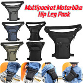 Мъжка мотоциклетна странична чанта за крака Водоустойчива чанта за езда PU кожена тактическа чанта за пътуване Чанта за спорт на открито