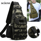 Fanny USB Chest Bag Раница за къмпинг Molle Bag Tactical Messenger Bags Belt Outdoor Hunting Assualt Sling Bag Fishing Climbing