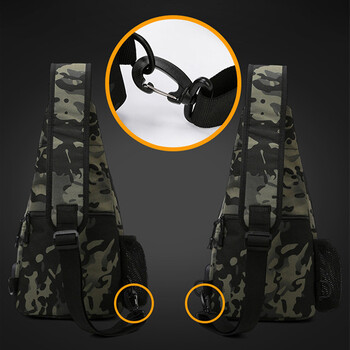 Fanny USB Chest Bag Раница за къмпинг Molle Bag Tactical Messenger Bags Belt Outdoor Hunting Assualt Sling Bag Fishing Climbing