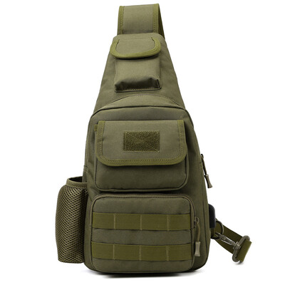 Fanny USB Chest Bag Раница за къмпинг Molle Bag Tactical Messenger Bags Belt Outdoor Hunting Assualt Sling Bag Fishing Climbing
