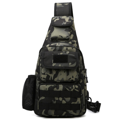 Fanny USB Chest Bag Раница за къмпинг Molle Bag Tactical Messenger Bags Belt Outdoor Hunting Assualt Sling Bag Fishing Climbing