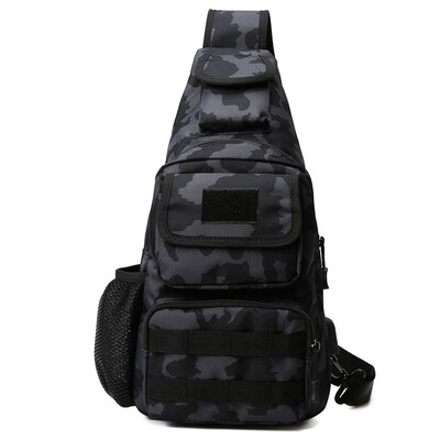 Fanny USB Chest Bag Раница за къмпинг Molle Bag Tactical Messenger Bags Belt Outdoor Hunting Assualt Sling Bag Fishing Climbing