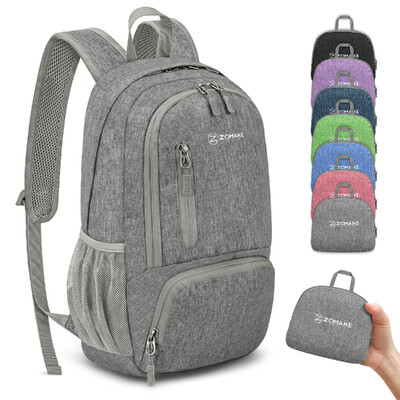 25L преносима сгъваема раница Сгъваема чанта за планинарство Ултралека раница за катерене на открито Колоездене Раница за пътуване Туризъм Дневна раница