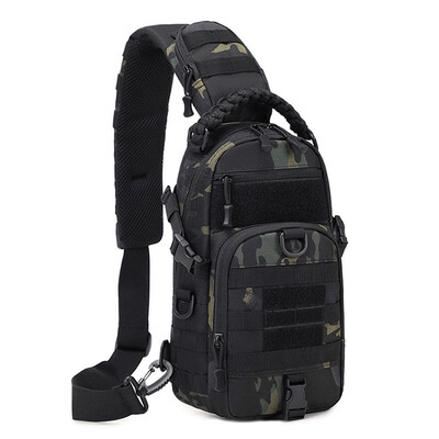 Férfi horgászláb táska Taktikai sport váll kültéri utazás Fanny Pack kemping túrázás hegymászás vadászat Molle tackle táskák EDC