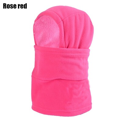 Зимна топла външна поларена шапка Мъжка ветроустойчива маска за лице Топло за врата Дамско удебелено покривало за глава Спортен шал Шапки