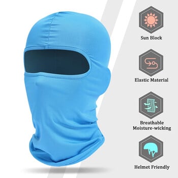 Tactical Balaclava Full Face Mask Πεζοπορία Ποδηλασία Κάμπινγκ Κυνήγι Στρατιωτικό Airsoft Cap Bike Κάλυμμα Κεφαλιού Καλοκαίρι Άνδρες Γυναικείες Μάσκα σκι