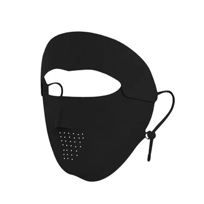 Ice Silk Full Face Sun Mask Women Summer Anti-Ultraviolet Riding Face Gini Sun Masks