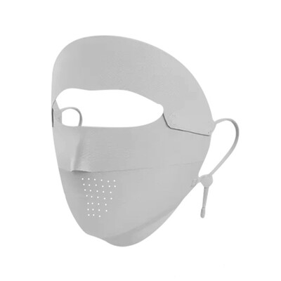 Ice Silk Full Face Sun Mask Women Summer Anti-Ultraviolet Riding Face Gini Sun Masks