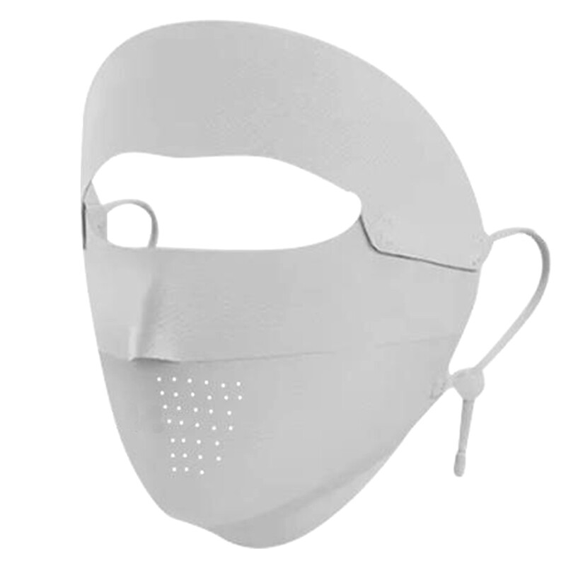 Ice Silk Full Face Sun Mask Women Summer Anti-Ultraviolet Riding Face Gini Sun Masks