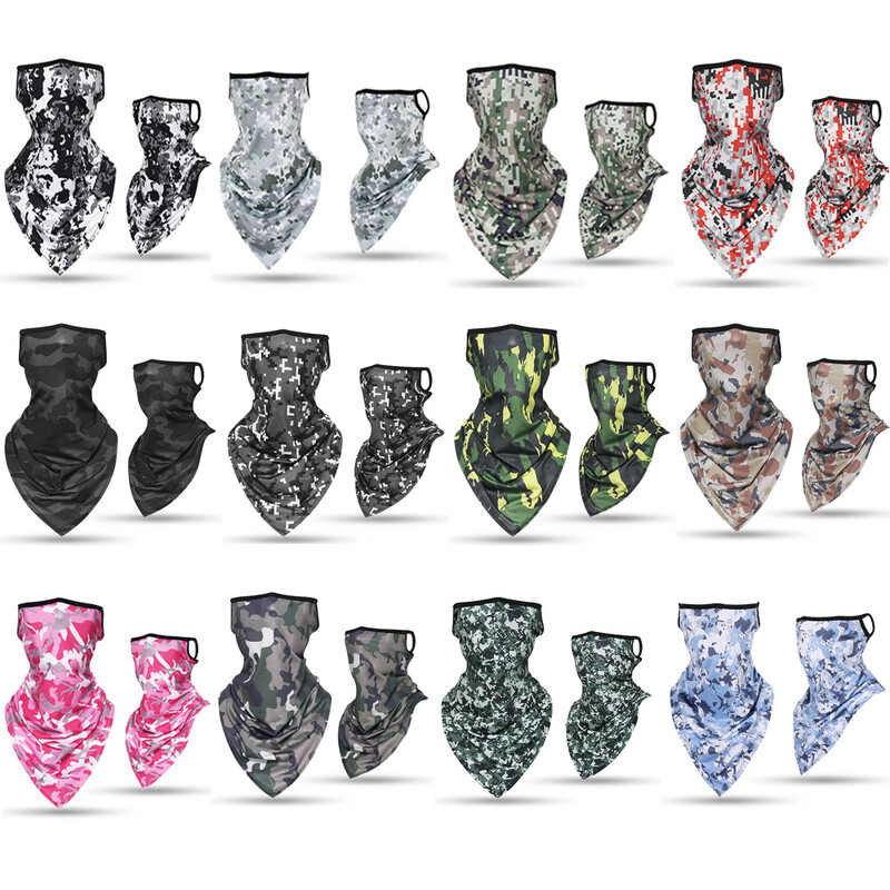 Спортна бандана, триъгълна маска, висулка, маска за лице, шал, клинове, калъфка, велосипед, бягане, туризъм
