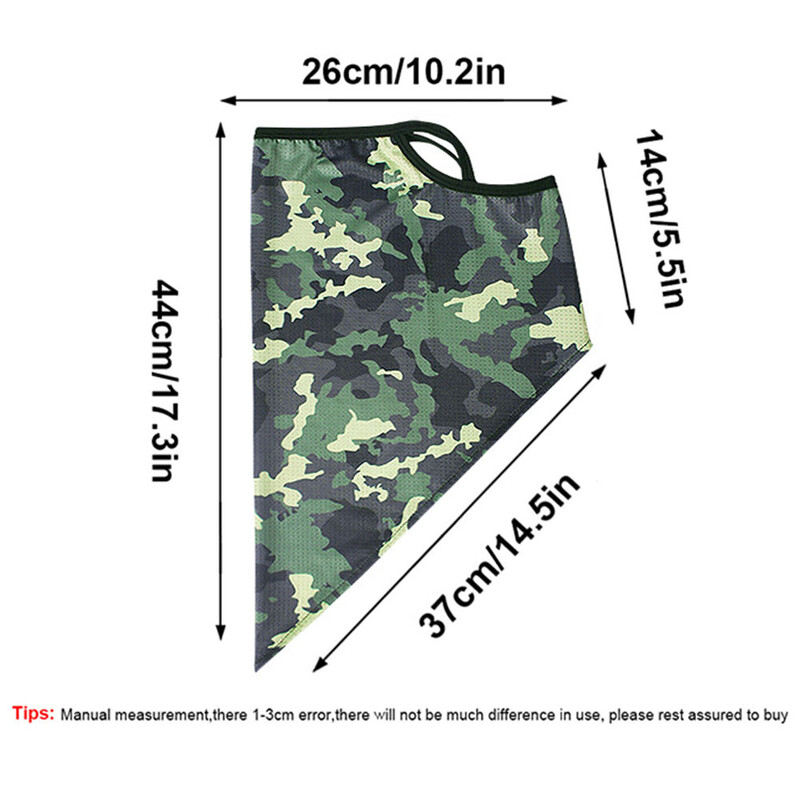 Спортна бандана, триъгълна маска, висулка, маска за лице, шал, клинове, калъфка, велосипед, бягане, туризъм