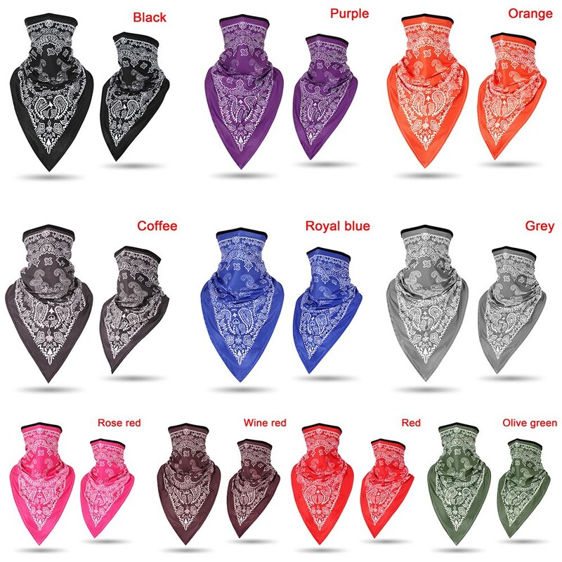 Велосипедни шапки Дишаща шапка за врата Балаклава Ветроустойчива прахоустойчива Бандана на открито Мотоциклет Велосипед Ски Спортна обвивка