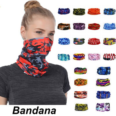 Divat Férfi Női Fej Arc Nyak Napernyő Gallér lábszár cső Bandana Sál Sport Fejfedő Sál Porálló Szabadtéri Horgászat