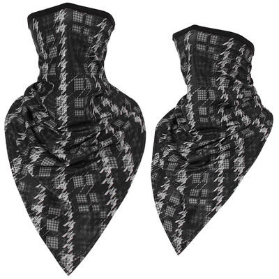 Мултифункционален щампован триъгълен шал Мотоциклет Колоездене Бандани Туризъм Къмпинг Лов Риболов По-топла маска за лице