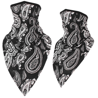 Мултифункционален щампован триъгълен шал Мотоциклет Колоездене Бандани Туризъм Къмпинг Лов Риболов По-топла маска за лице