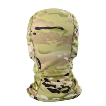 Tactical Balaclava Military Cycling Ολόσωμο κάλυμμα μάσκα σκι Κασκόλ Camo μαύρο υπαίθριο αθλητικό καπέλο πεζοπορίας ανδρών γυναικών Καλοκαίρι