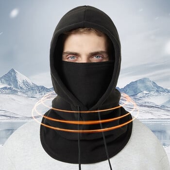 Μόδα Polar Fleece Γυναικεία Ανδρικά Balaclava Χειμερινό καπέλο Beanies Πιο ζεστά αντιανεμικά μάσκα για σκι σε όλο το πρόσωπο Καπέλα Ανδρικά καπό Κασκόλ