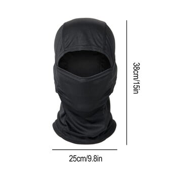 Balaclava Mask for Men Cover Μοτοσικλέτας Ολόσωμο Κάλυμμα Σκι Μάσκα Ποδηλάτου Κάλυμμα Προσώπου Ποδηλάτου με Σετ αδιάβροχα & κρύα γάντια