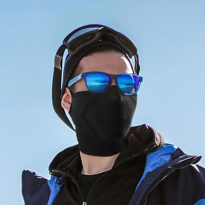 Колоездене Маска за лице Капак Дишаща бандана Спорт Туризъм Къмпинг Бягане Велосипед Многократно миещи се гети за врата Мек шал Мъжки