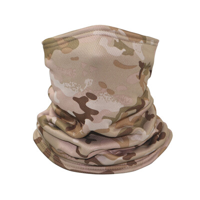 Поларена термична тактическа камуфлажна маска Спорт на открито Мрежест шал за врата Половината на лицето Покривало за врата Гети Камуфляжни бандани Шария