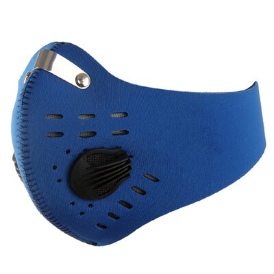 Велосипедна маска с филтри от 1 бр. Дишаща MTB велосипедна маска за лице за колоездене Прахоустойчива маска за лице за спортно бягане