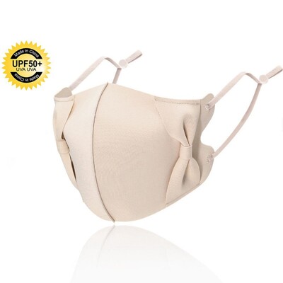 Anti-uv UPF50+ Ice Silk Sunscreen Cycling Mask 3D Bow Anti-sun Mask Летни спортове на открито Маска за лице Бягане Шофиране Face Cover