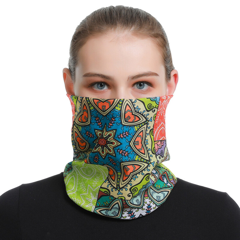 2024 Гореща разпродажба Magic Seamless Tube Bandanas Балаклава Спорт Face Shield Маска Шал за врата Велосипедни ленти за глава Жени Мъже braga cuello