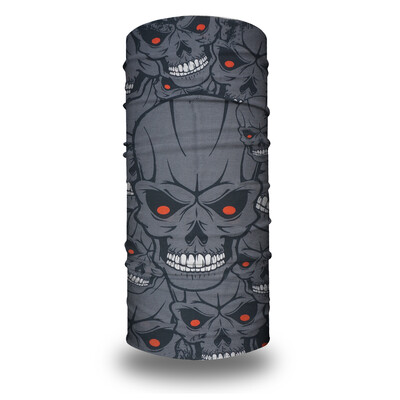 01-31 Seamless Holloween Skull Bandana Skeleton Cycling Neck Gaeter Ski Face Cover Лента за глава Маска Спорт на открито Многофункционален шал