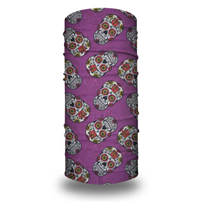 01-31 Seamless Holloween Skull Bandana Skeleton Cycling Neck Gaeter Ski Face Cover Лента за глава Маска Спорт на открито Многофункционален шал