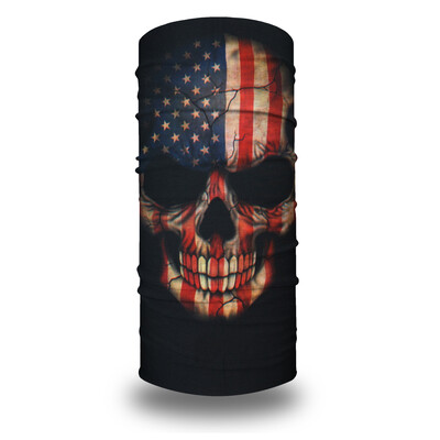 01-31 Seamless Holloween Skull Bandana Skeleton Cycling Neck Gaeter Ski Face Cover Лента за глава Маска Спорт на открито Многофункционален шал