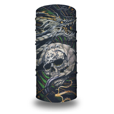 01-31 Seamless Holloween Skull Bandana Skeleton Cycling Neck Gaeter Ski Face Cover Лента за глава Маска Спорт на открито Многофункционален шал