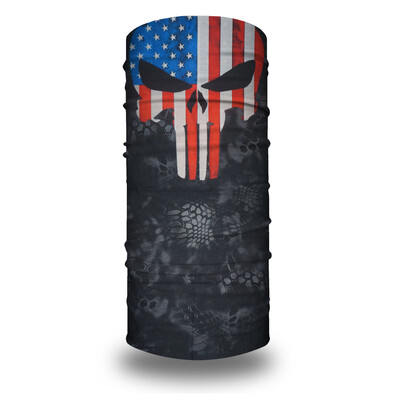 01-31 Seamless Holloween Skull Bandana Skeleton Cycling Neck Gaeter Ski Face Cover Лента за глава Маска Спорт на открито Многофункционален шал