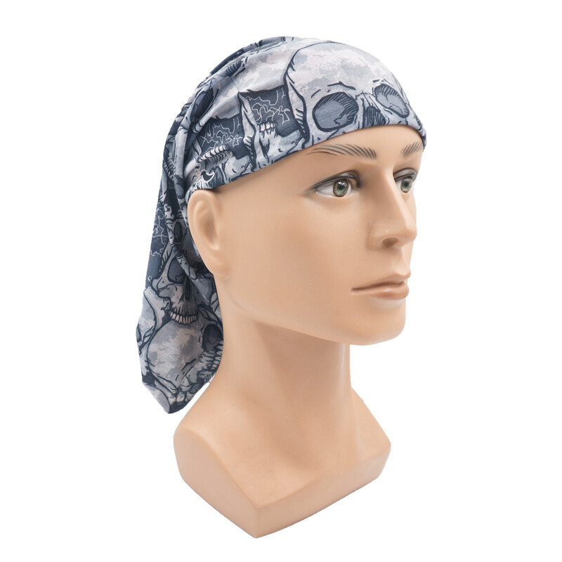 01-31 Seamless Holloween Skull Bandana Skeleton Cycling Neck Gaeter Ski Face Cover Лента за глава Маска Спорт на открито Многофункционален шал