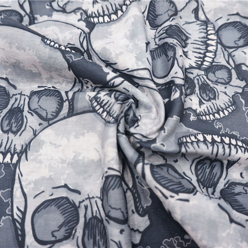 01-31 Seamless Holloween Skull Bandana Skeleton Cycling Neck Gaeter Ski Face Cover Лента за глава Маска Спорт на открито Многофункционален шал