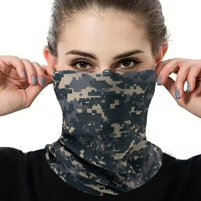 Велосипедна маска за лице, абсорбираща потта, дишаща, риболовна тренировка, спортна UV маска за лице, шал за врата, гети, лятна бандана за лице, ледена коприна, мъже, жени