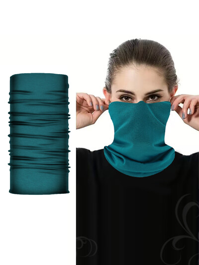 Велосипедна маска за лице, абсорбираща потта, дишаща, риболовна тренировка, спортна UV маска за лице, шал за врата, гети, лятна бандана за лице, ледена коприна, мъже, жени