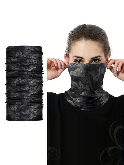 Велосипедна маска за лице, абсорбираща потта, дишаща, риболовна тренировка, спортна UV маска за лице, шал за врата, гети, лятна бандана за лице, ледена коприна, мъже, жени