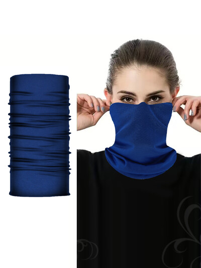 Велосипедна маска за лице, абсорбираща потта, дишаща, риболовна тренировка, спортна UV маска за лице, шал за врата, гети, лятна бандана за лице, ледена коприна, мъже, жени