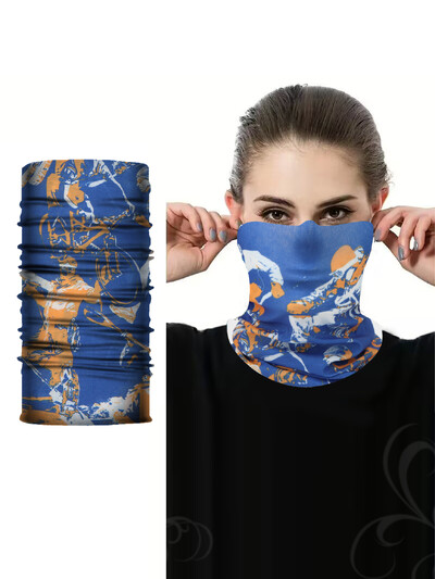 Велосипедна маска за лице, абсорбираща потта, дишаща, риболовна тренировка, спортна UV маска за лице, шал за врата, гети, лятна бандана за лице, ледена коприна, мъже, жени