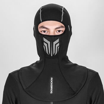 ROCKBROS Bicycle Μάσκα για όλο το πρόσωπο Winter Keep Warm Bike Balaclava Caps Ανδρική αντιανεμική μοτοσυκλέτα MTB Road Cycing γιακά Κασκόλ