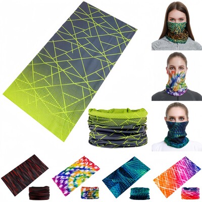 Cauruļveida bezšuvju bandanas Unisex svītrains galvas lakats sievietei, vīrietis, taktiskās sejas maskas riteņbraukšanas galvas saite Balaclava vīriešu galvas lakats