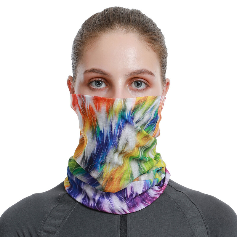 Тръбни безшевни бандани Унисекс раирана кърпа за глава за жени Мъжки тактически маски за лице Велосипедна лента за глава Балаклава Мъжка шапка