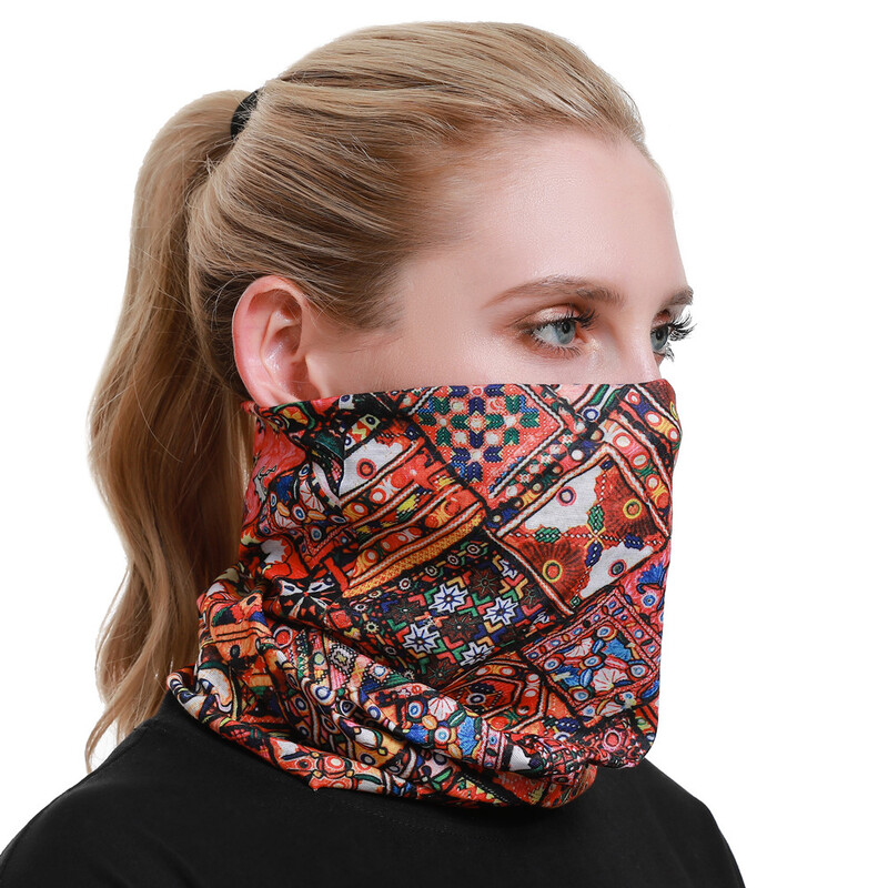 Тръбни безшевни бандани Унисекс раирана кърпа за глава за жени Мъжки тактически маски за лице Велосипедна лента за глава Балаклава Мъжка шапка